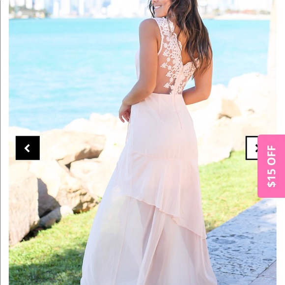 Blush bridesmaid dress - Picture 6 of 6